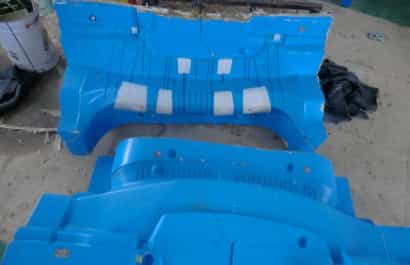 Low pressure casting system - FRP mold - aluminum mold